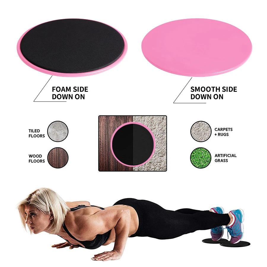 2pcs Muscle Training Yoga Discs