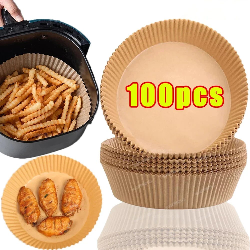 100/50Pcs Air Fryer Disposable Paper