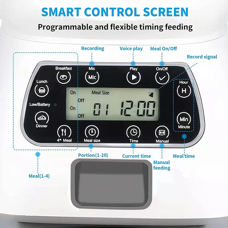 Pet Smart Automatic Food Feeder