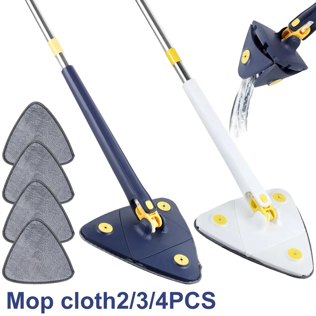 Triangle Rotatable Windows Clean Mop