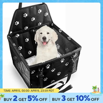 Pet Waterproof Car Seat Basket