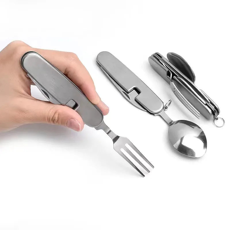 4 in 1 Outdoor Spoon Knife Fork