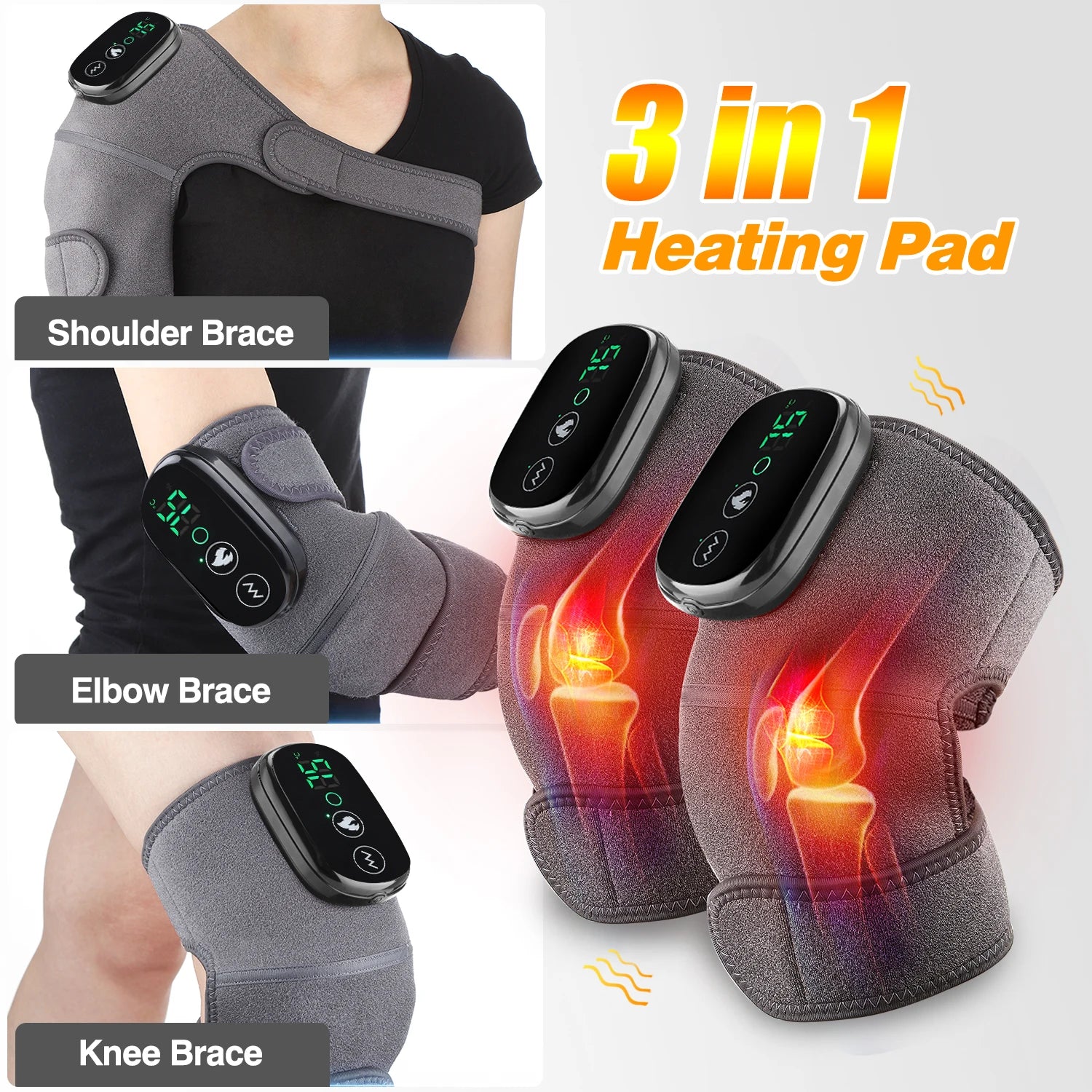 3 in 1 Knee Heating Massager