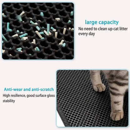 Cat Waterproof Non-slip Litter Mat