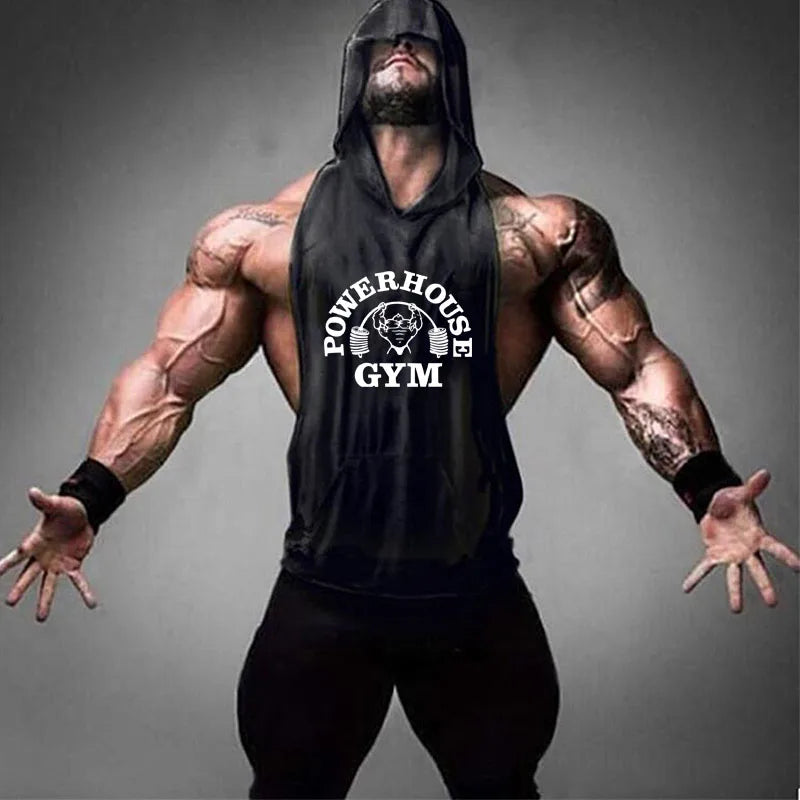 Men Bodybuilding Fitness Cotton Vest