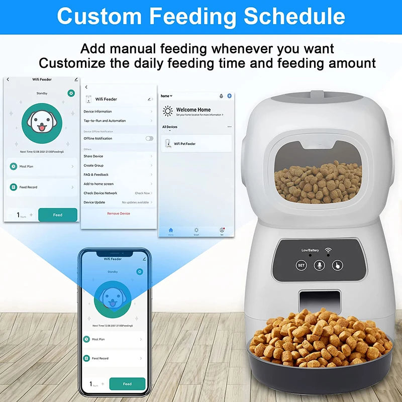 Pet Smart Automatic Food Feeder