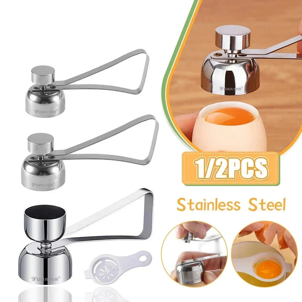 Double Head Metal Eggshell Opener