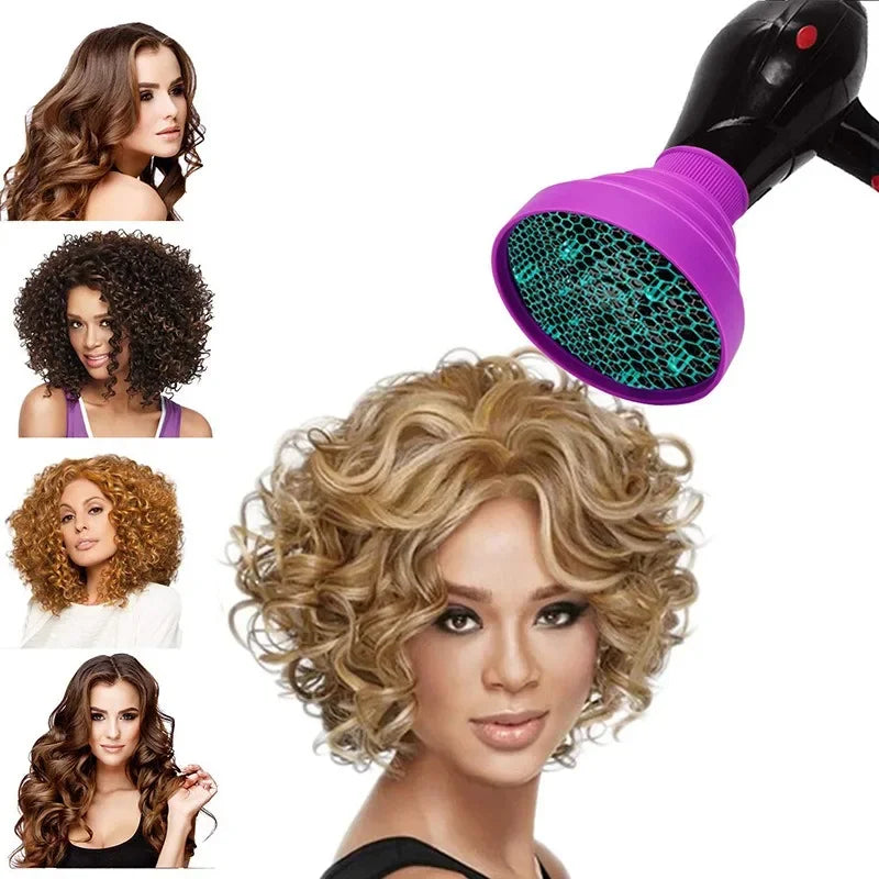 1PC Foldable Silicone Hairdryer