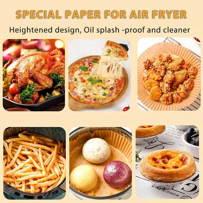 100/50Pcs Air Fryer Disposable Paper