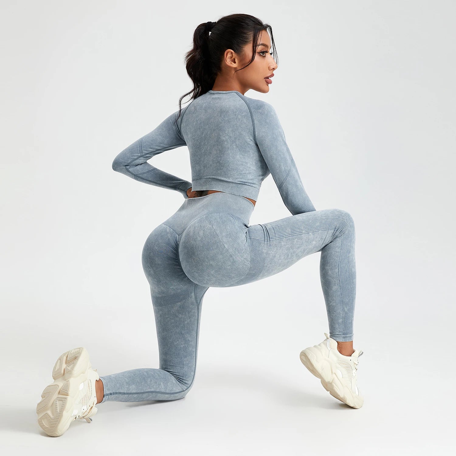 Woman Gym Casual Sport Pants Suit