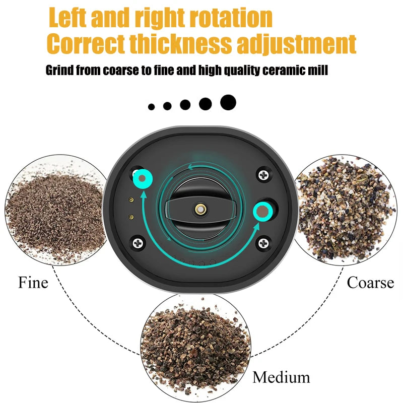 USB Rechargeable Coarseness Spice Mill