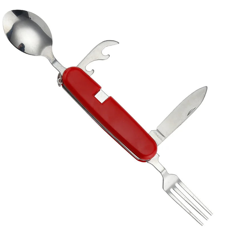 4 in 1 Outdoor Spoon Knife Fork