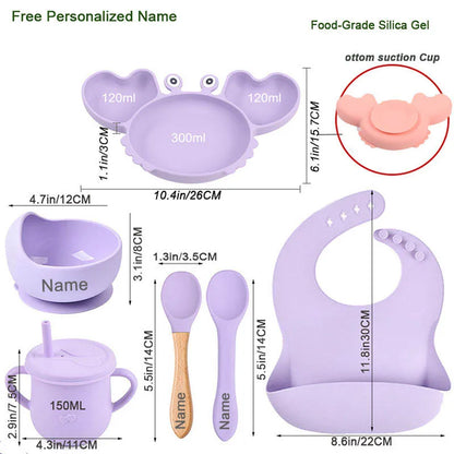 Baby Bowl Plate Feeding Set