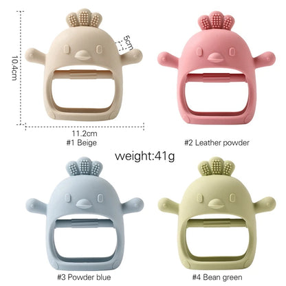 Baby Silicone Teether Gloves