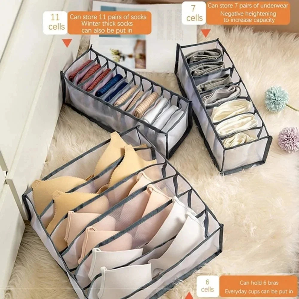 Clothes Jeans Compartment Storage Box