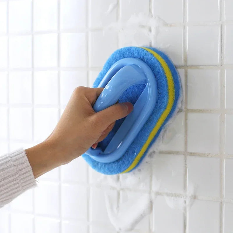 Glass Wall Cleaning Bath Sponge Brush