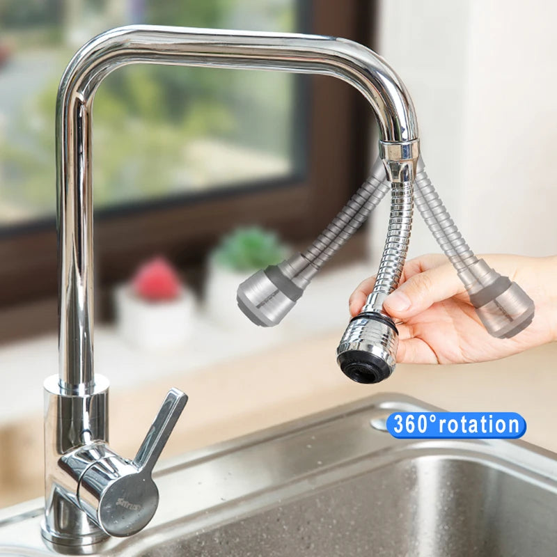 360 Rotatable Bubbler High Pressure Faucet Extender