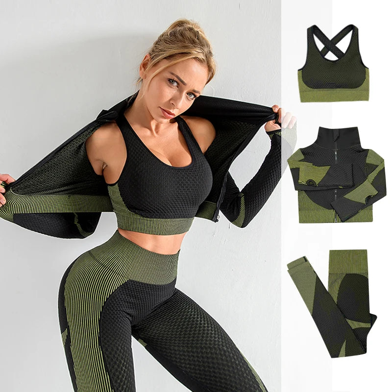 Women Yoga Gym Clothing Set