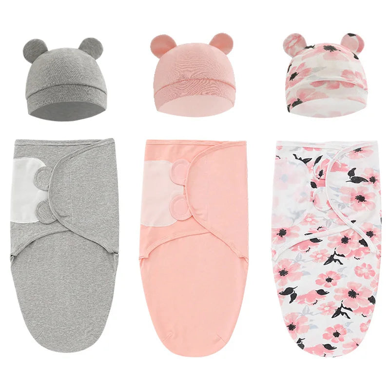 Baby Sleeping Wrap Hat Set